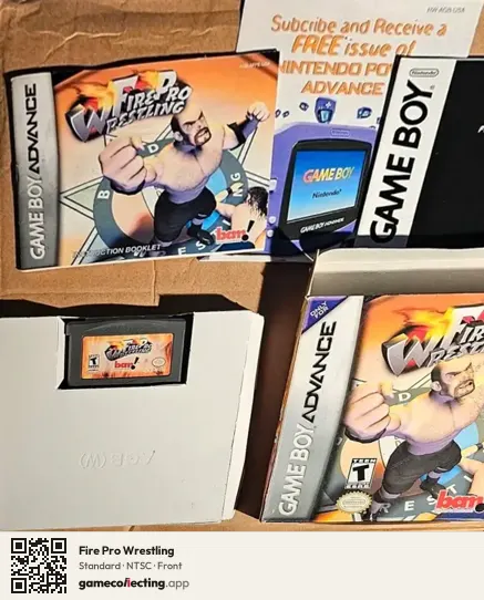 Fire Pro Wrestling Game Boy Advance, NTSC box front