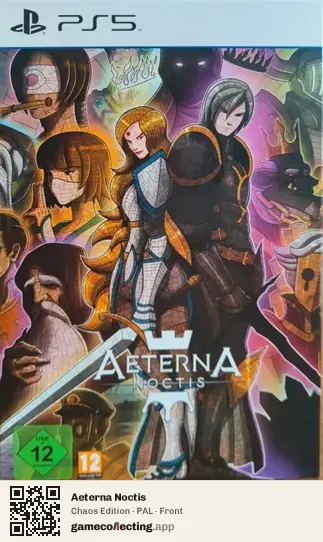 Aeterna Noctis PlayStation 5, PAL box front