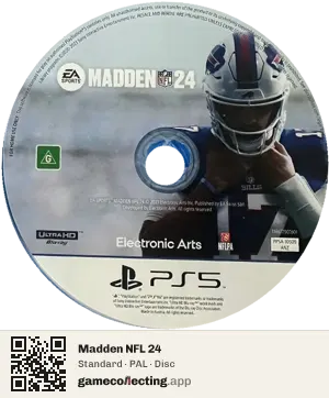 Madden NFL 24 PlayStation 5, PAL disc