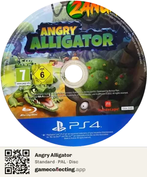 Angry Alligator PlayStation 4, PAL disc