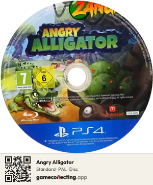 Angry Alligator PlayStation 4, PAL disc