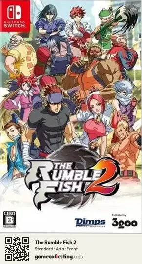 The Rumble Fish 2 Nintendo Switch, Asia box front