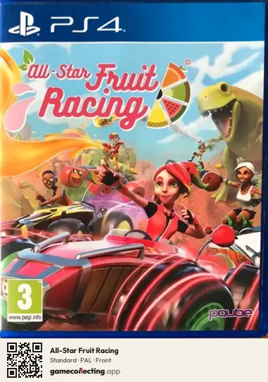 All-Star Fruit Racing PlayStation 4, PAL box front