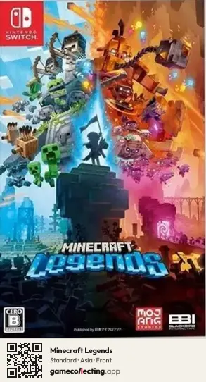 Minecraft Legends Nintendo Switch, Asia box front