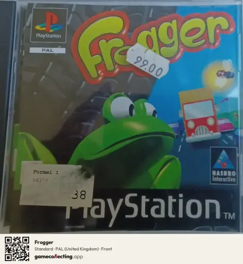 Frogger PlayStation, United Kingdom box front