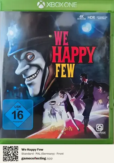 We Happy Few Xbox One, Germany box front