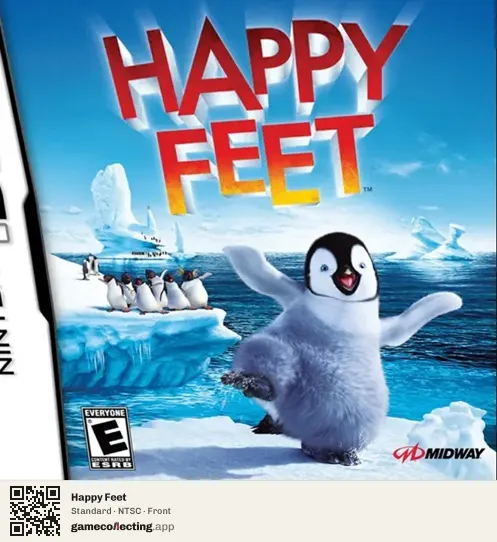 Happy Feet Nintendo DS, NTSC box front