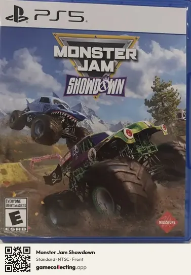 Monster Jam Showdown PlayStation 5, NTSC box front