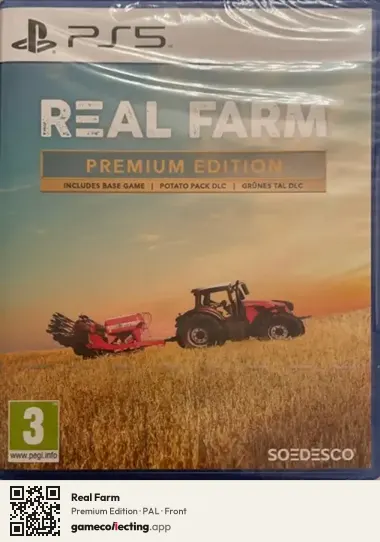 Real Farm PlayStation 5, PAL box front