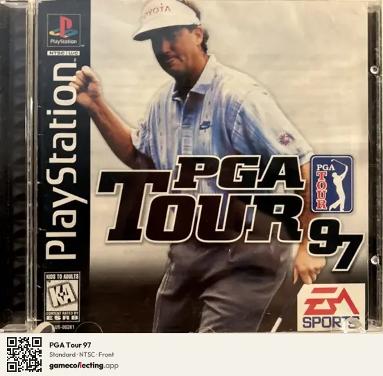 PGA Tour 97 PlayStation, NTSC box front