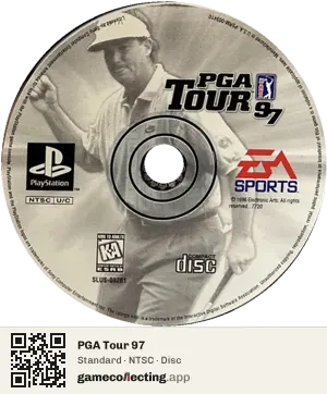 PGA Tour 97 PlayStation, NTSC disc
