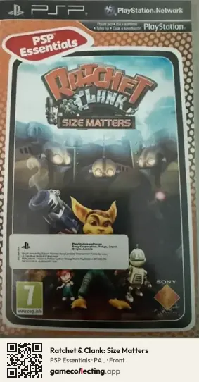 Ratchet & Clank: Size Matters PlayStation Portable, PAL box front