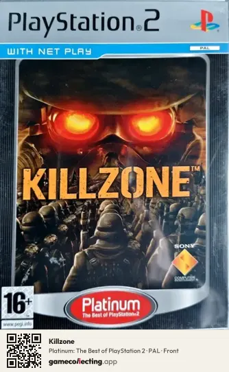 Killzone PlayStation 2, PAL box front