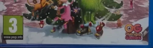The Grinch 2: Saving Christmas, the PEGI square on its front