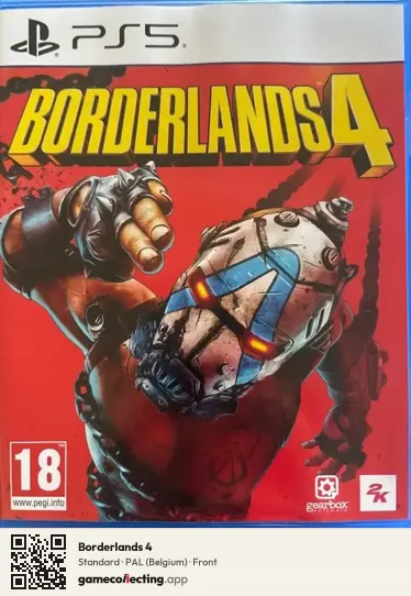 Borderlands 4 PlayStation 5, Belgium box front