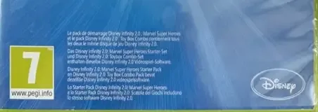 Disney Infinity 2.0, the PEGI square on its front