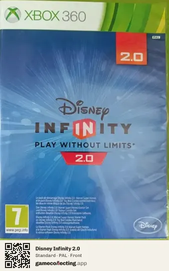 Disney Infinity 2.0 Xbox 360, PAL box front