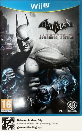 Batman: Arkham City Nintendo Wii U, Germany box front