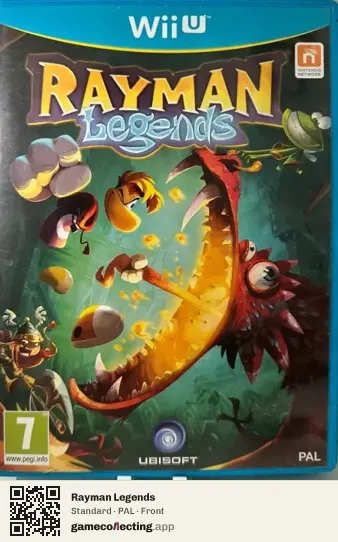Rayman Legends Nintendo Wii U, PAL box front