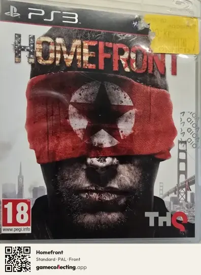 Homefront PlayStation 3, PAL box front