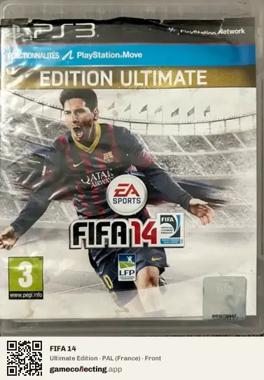 FIFA 14 PlayStation 3, France box front