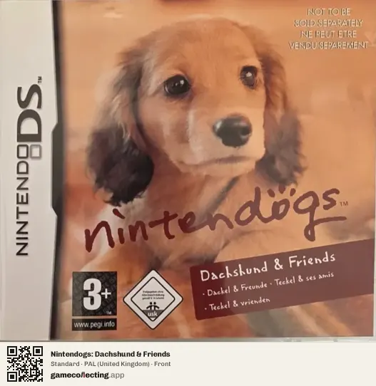 Nintendogs: Dachshund & Friends Nintendo DS, United Kingdom box front