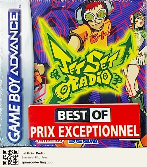 Jet Grind Radio Game Boy Advance, PAL box front