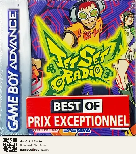 Jet Grind Radio Game Boy Advance, PAL box front