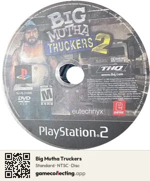 Big Mutha Truckers PlayStation 2, NTSC disc