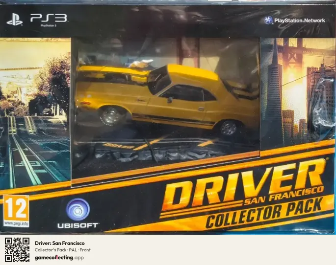 Driver: San Francisco PlayStation 3, PAL box front