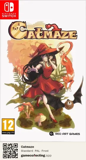 Catmaze Nintendo Switch, PAL box front