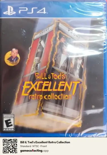 Bill & Ted's Excellent Retro Collection PlayStation 4, NTSC box front