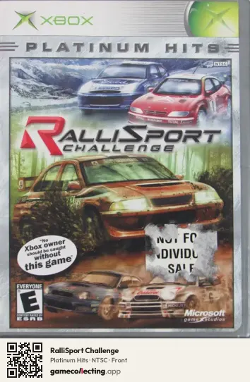 RalliSport Challenge Xbox, NTSC box front