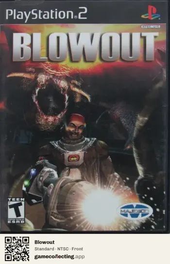 Blowout PlayStation 2, NTSC box front