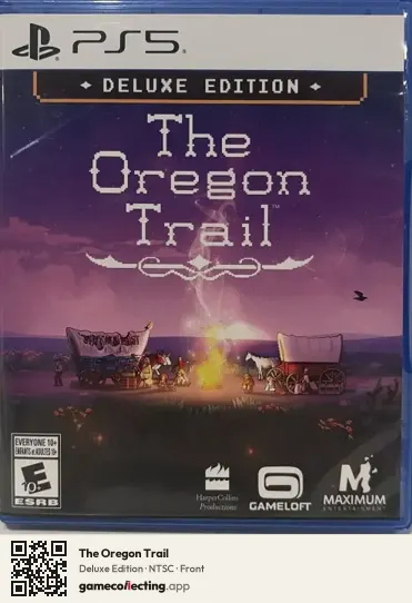 The Oregon Trail PlayStation 5, NTSC box front