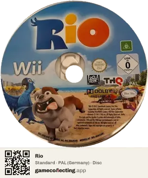 Rio Nintendo Wii, PAL disc