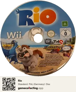 Rio Nintendo Wii, PAL disc