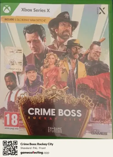 Crime Boss: Rockay City Xbox Series X, PAL box front