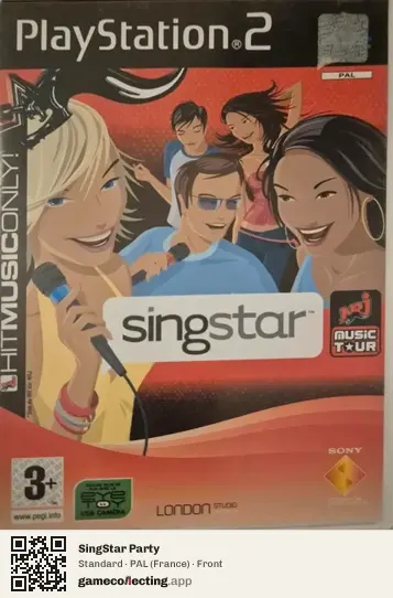 SingStar Party PlayStation 2, France box front