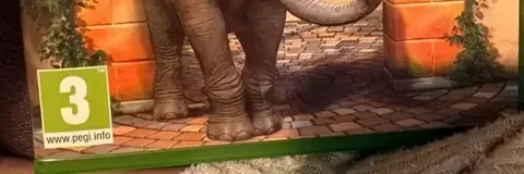 Zoo Tycoon, the PEGI square on its front
