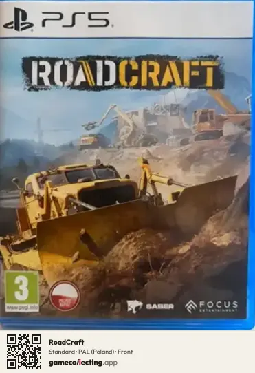 RoadCraft PlayStation 5, Poland box front