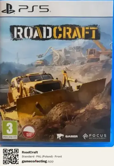 RoadCraft PlayStation 5, Poland box front
