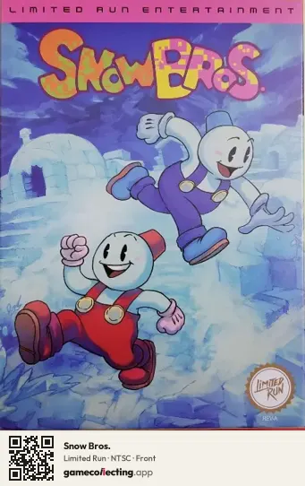 Snow Bros. Nintendo Entertainment System, NTSC box front
