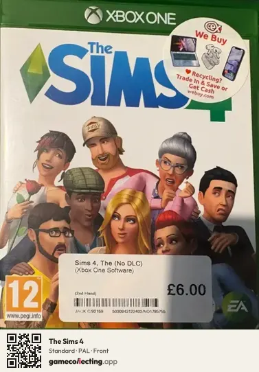 The Sims 4 Xbox One, PAL box front