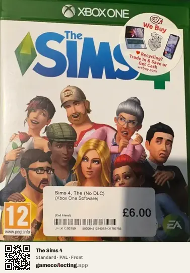 The Sims 4 Xbox One, PAL box front