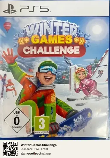 Winter Games Challenge PlayStation 5, PAL box front