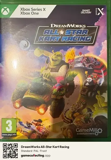 DreamWorks All-Star Kart Racing Xbox Series X, PAL box front