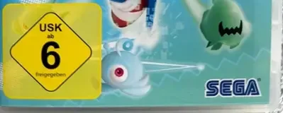 Sonic Colors: Ultimate, the USK square on its front