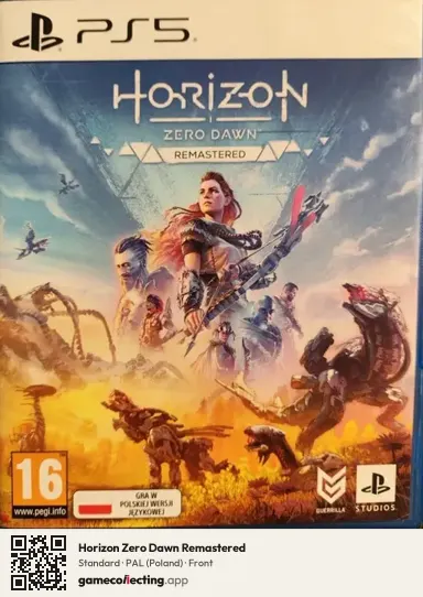 Horizon Zero Dawn Remastered PlayStation 5, Poland box front