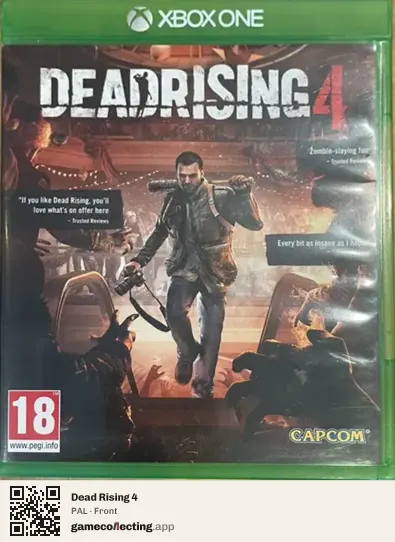 Dead Rising 4 Xbox One, PAL box front
